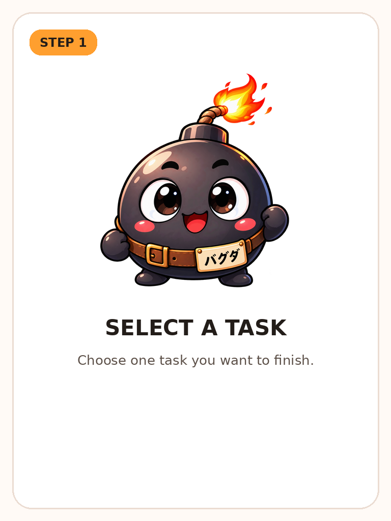 STEP 1 Select a task